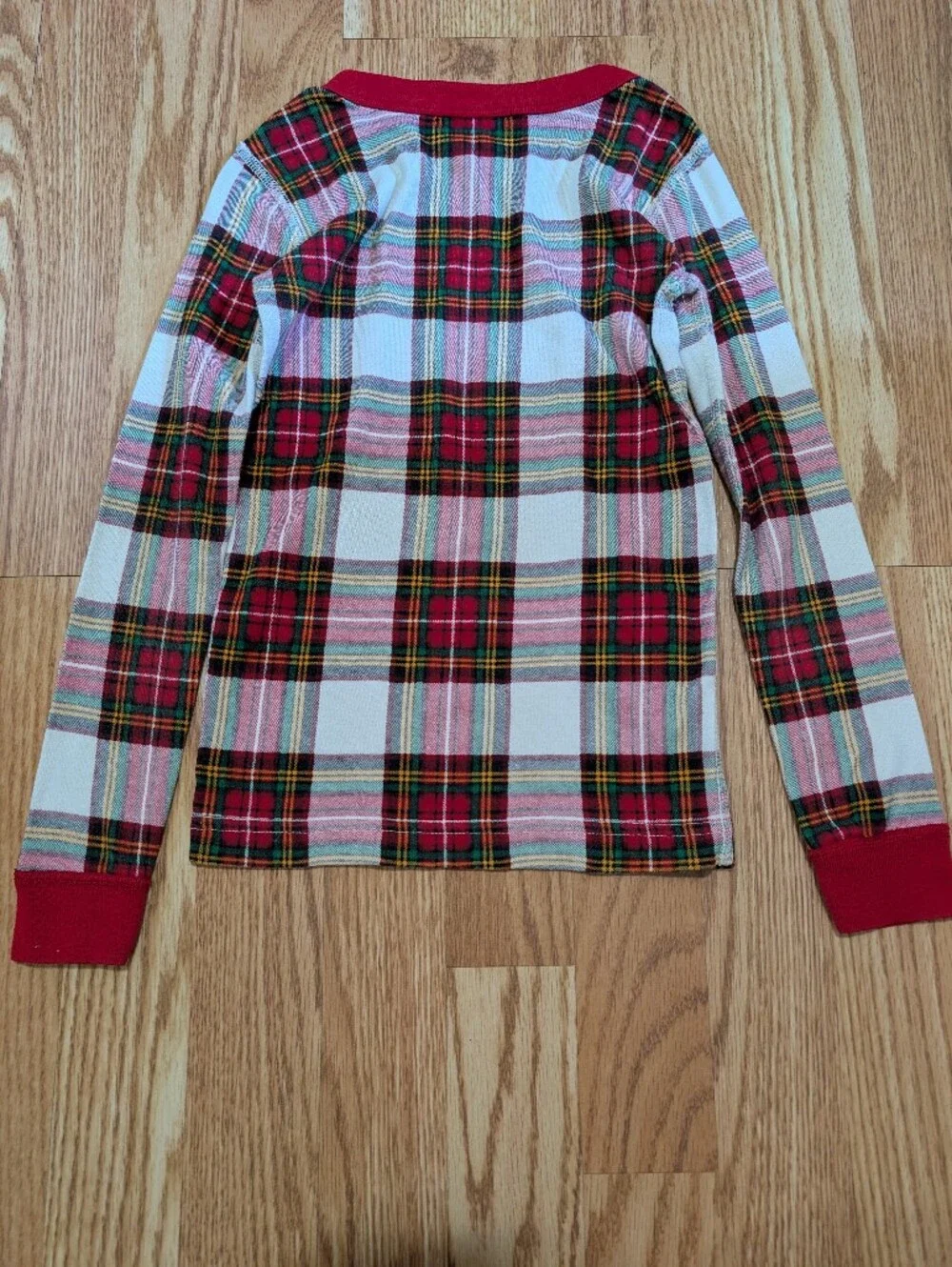 Hanna Andersson Holiday Plaid Pajamas Long Sleeve Pants 120 6/6